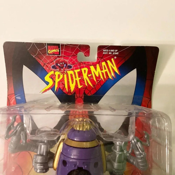 Vintage 1999 Toy Biz Spiderman Spider Power Doctor Octopus Series 2 Bent Card - Picture 6 of 16